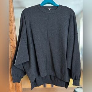 Free People Oversized Carbon Pullover XS
